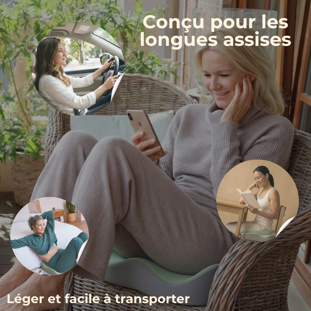 Coussin d'assise ergonomique Seryne