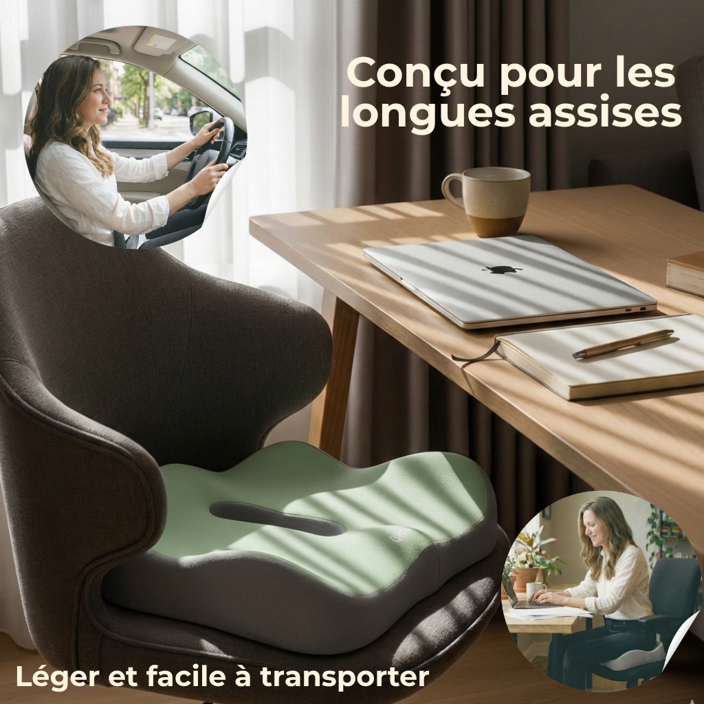 Coussin d'assise ergonomique Seryne