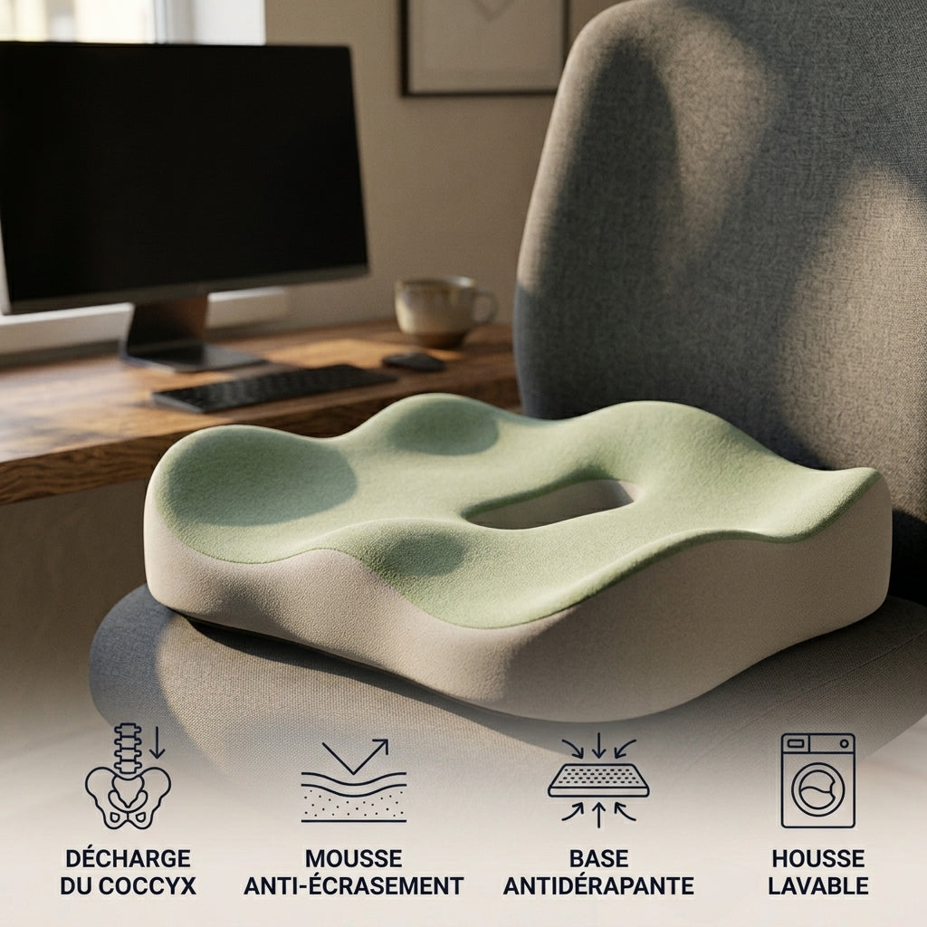 Coussin d'assise ergonomique Seryne