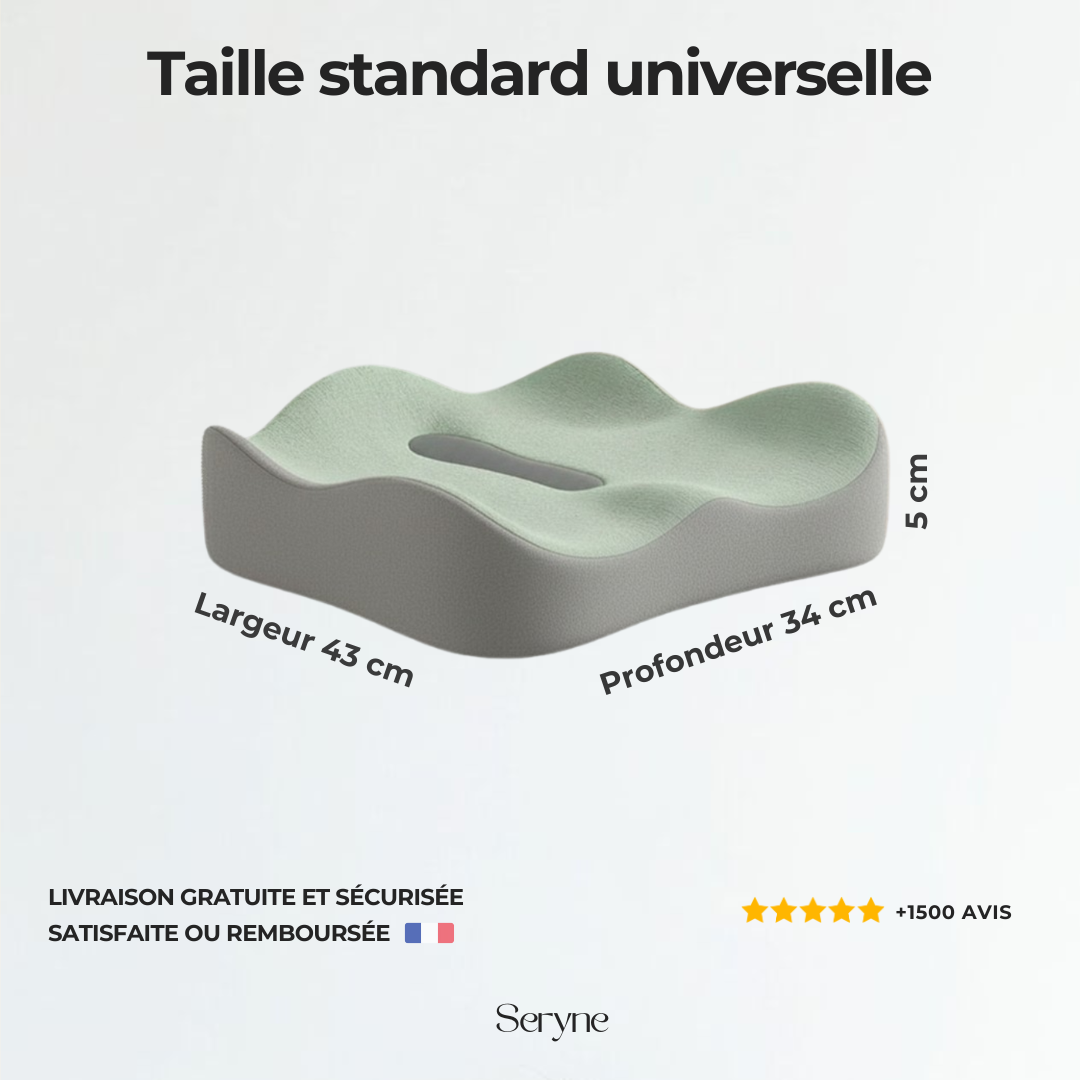 Coussin d'assise ergonomique Seryne