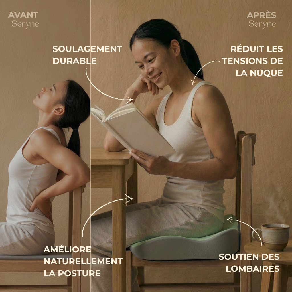 Coussin d'assise ergonomique Seryne